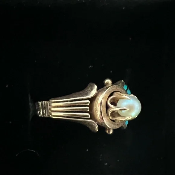 Victorian 14K Rose Gold Ring - Picture 8 of 8